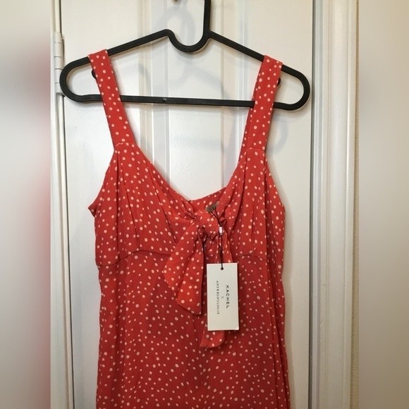 NWT Kachel x Anthropologie Jordan Wide-Leg culotte Jumpsuit polka dot size L - Picture 8 of 8